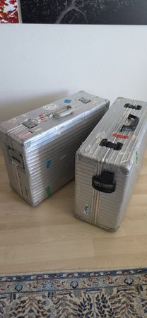 RIMOWA Aluminium Koffer – Original, Vintage mit Reise-Patina