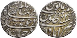 Indien, Mogulreich, Rupie AH 1109 RY 42, Itawa