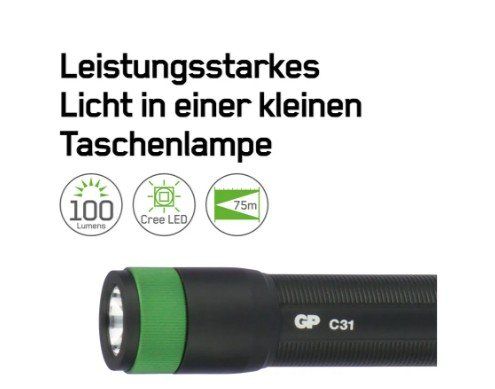 Lampen: GP Discovery Taschenlampe C31, 30-100lm – Neu und originalverpackt aus Bassersdorf von COOL-AG 3