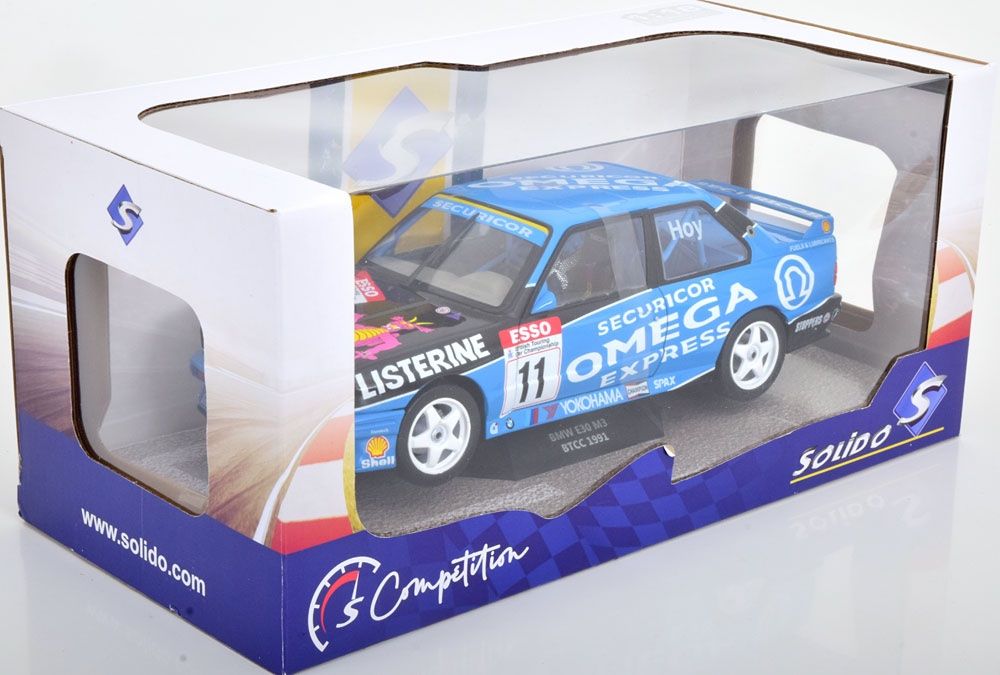 BMW Modellini d'auto: BMW M3 E30 BTCC CHAMPION 1991 1:18 SOLIDO – Nuovo e nell'imballaggio originale da Suhr venduto da Moebelsiralfred 4