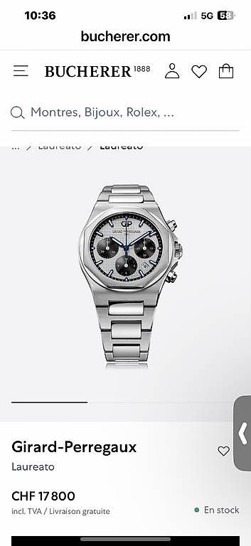 Orologi: GIRARD PERREGAUX LAUREATO – Usato da Geneve venduto da Oli080808 3