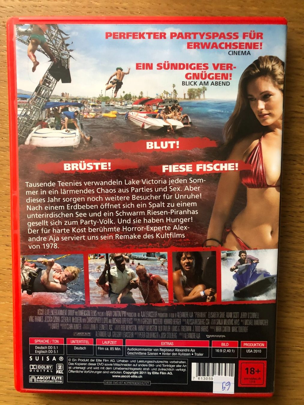 Tutti i DVDs: Piranha – Usato da Basel venduto da Best-Harvest 1