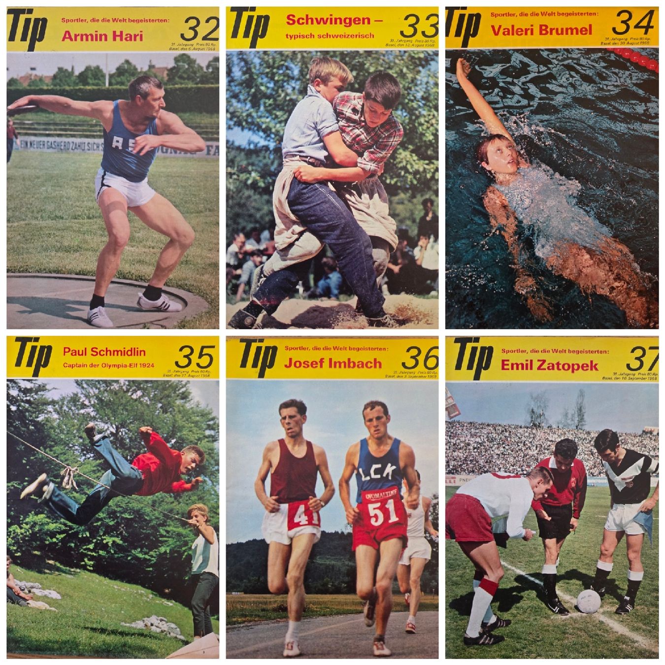 Riviste & Magazine: Schweizer Sportmagazine Tip Jahr 1968 – Usato da Däniken SO venduto da sugar-honey-pie 4