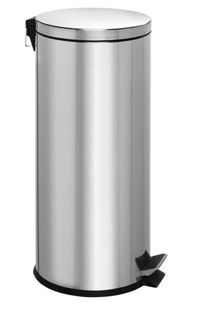 Abfalleimer: ZELLER Treteimer Mülleimer 30,0 l Edelstahl oder Weiss – Neu und originalverpackt aus Kägiswil von nick333