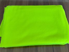 Fleece Stoff Neongelb 150cmx100cm neu