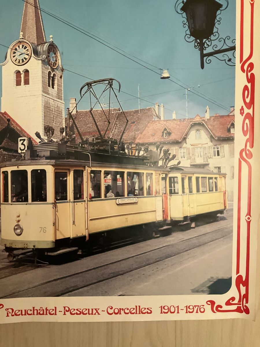 Insegne: Neuchâtel  - Numéro de tram – Usato da NEUCHATEL venduto da Ama46 1