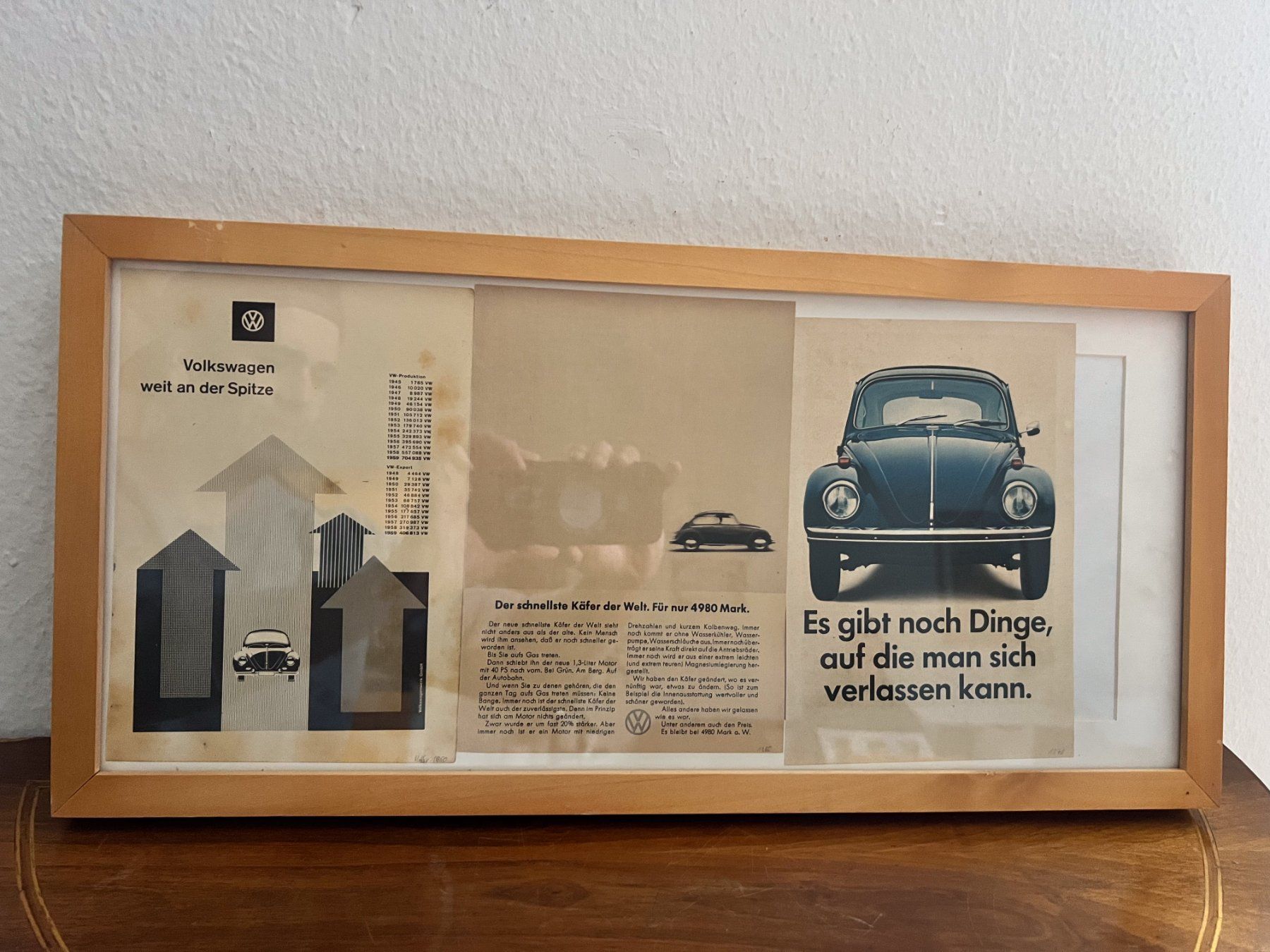 Foto & Immagini: Volkswagen VW Käfer - Seltene Originale Werbeanzeigen! – Usato da Neuhausen venduto da rraayy