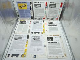 9 Bastelbögen Piratenschiff, Truck, Formel 1, Rega