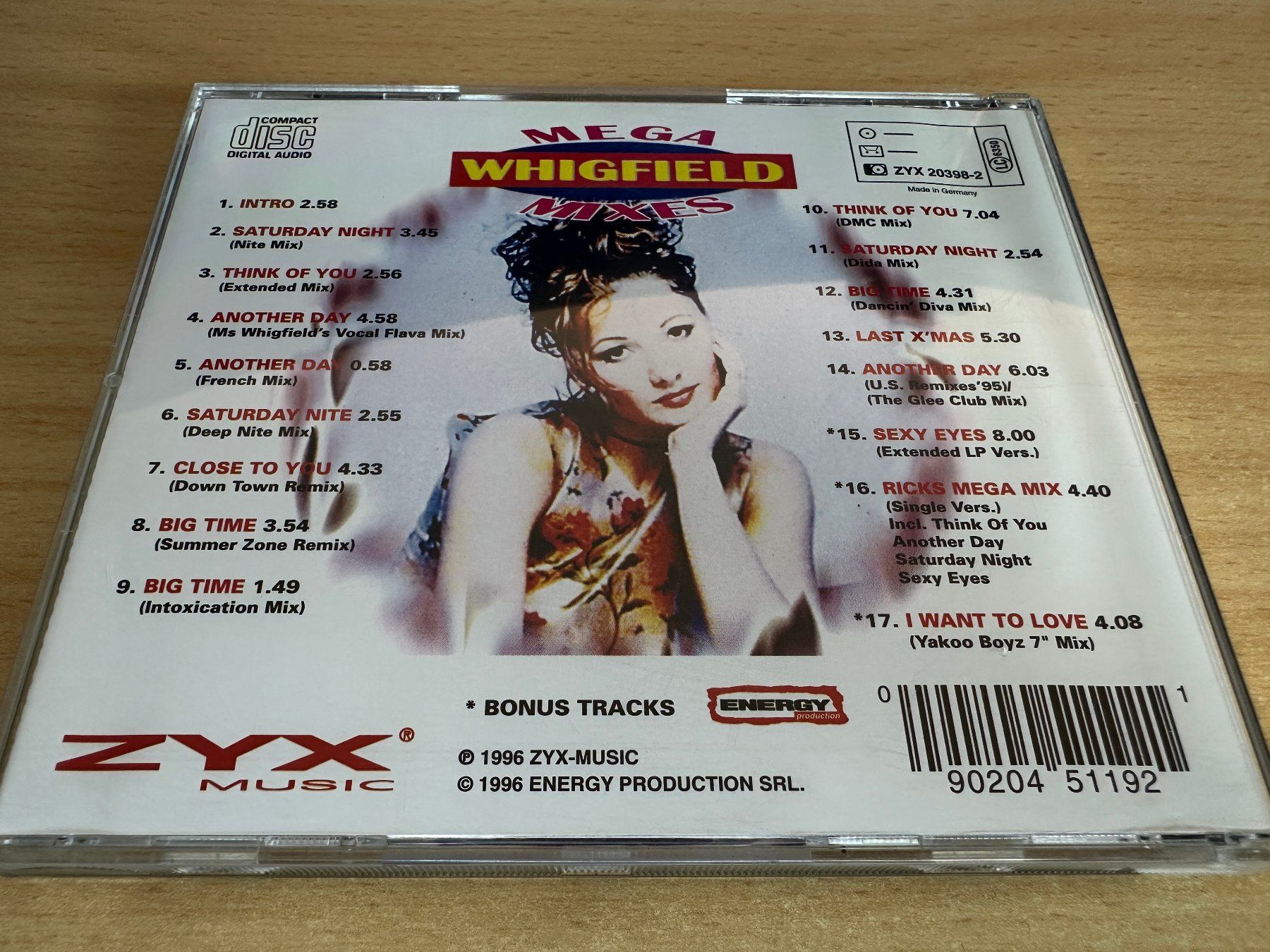 CD: Whigfield – Mega Mixes – Usato da Rikon im Tösstal venduto da Alpenmutz 1