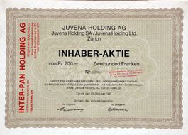 Juvena Holding AG, Zürich - 1967