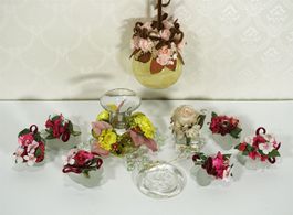 9 Vintage Glasobjekte Rosemarie Niederer