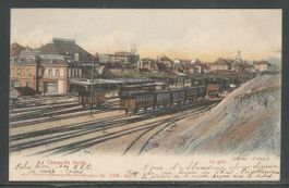 Carte P de 1905 ( La Chaux-de-Fonds / La Gare )