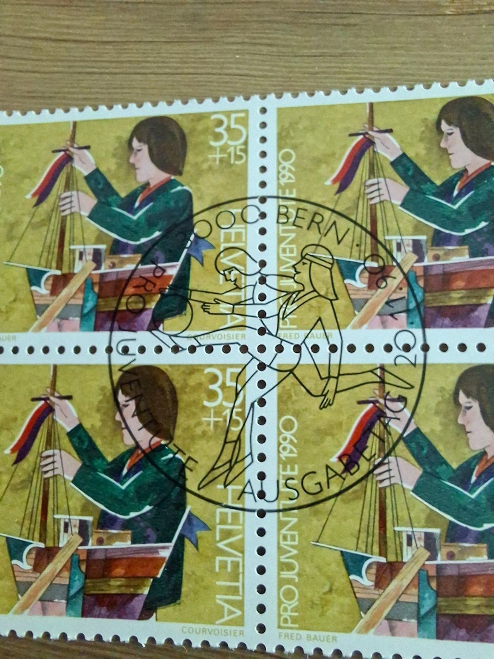 Tutti i francobolli: 4er Blocks: Pro Juventute 1990 – Nuovo (secondo la descrizione) da Hinterkappelen venduto da 1399 3