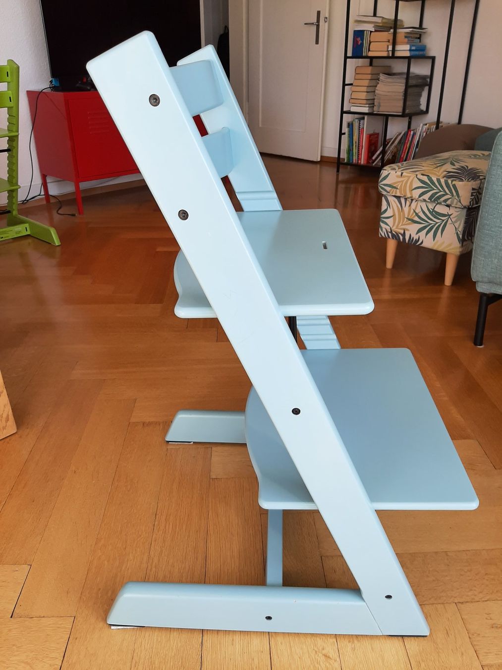 Stokke Seggioloni: Stokke Tripp Trapp, hellblau – Usato da Zürich venduto da Chrishol 1