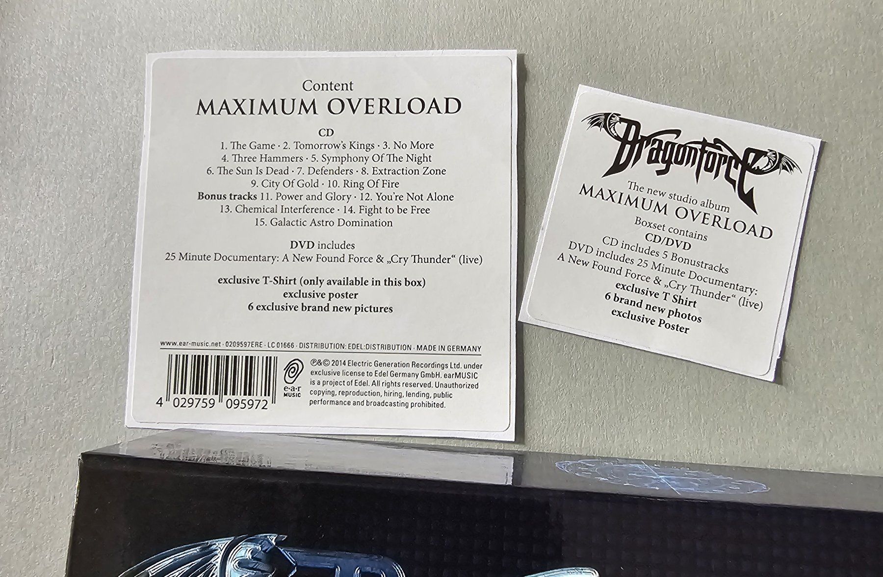CDs: Dragonforce - Maximum Overload - Boxset – Neu (gemäss Beschreibung) aus Lenzburg von Pa_hcs 3