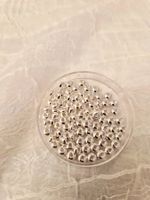 Zwischenperlen 2x4mm 138 stk silber farbe