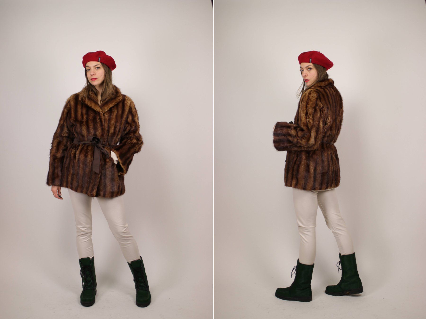 Nerz Mäntel: 1960s Brown Mink Fur Coat - Size S – Gebraucht aus Hombrechtikon von BAZ-Vintage