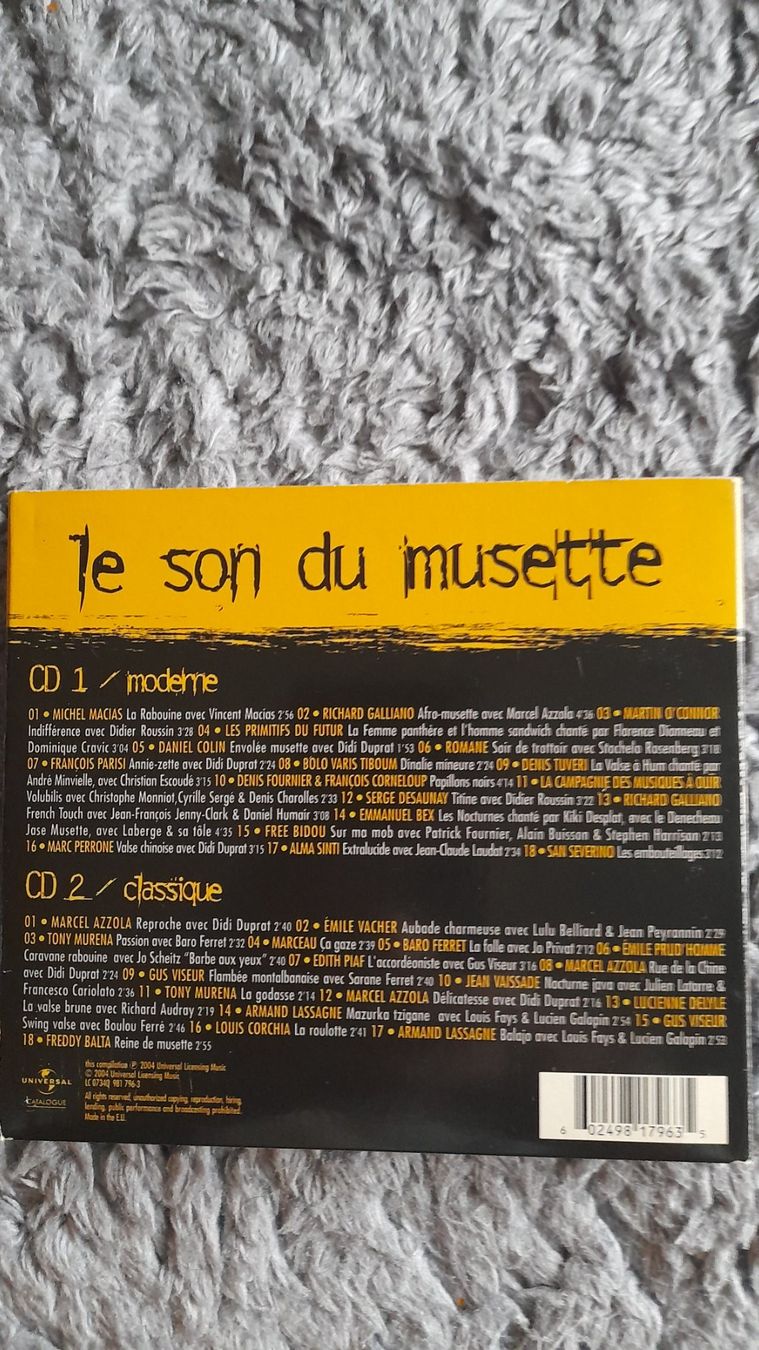 CDs: VIBRATIONS    LE SON DU MUSETTE    CD – Gebraucht aus Wetzikon ZH von Ramones01 1