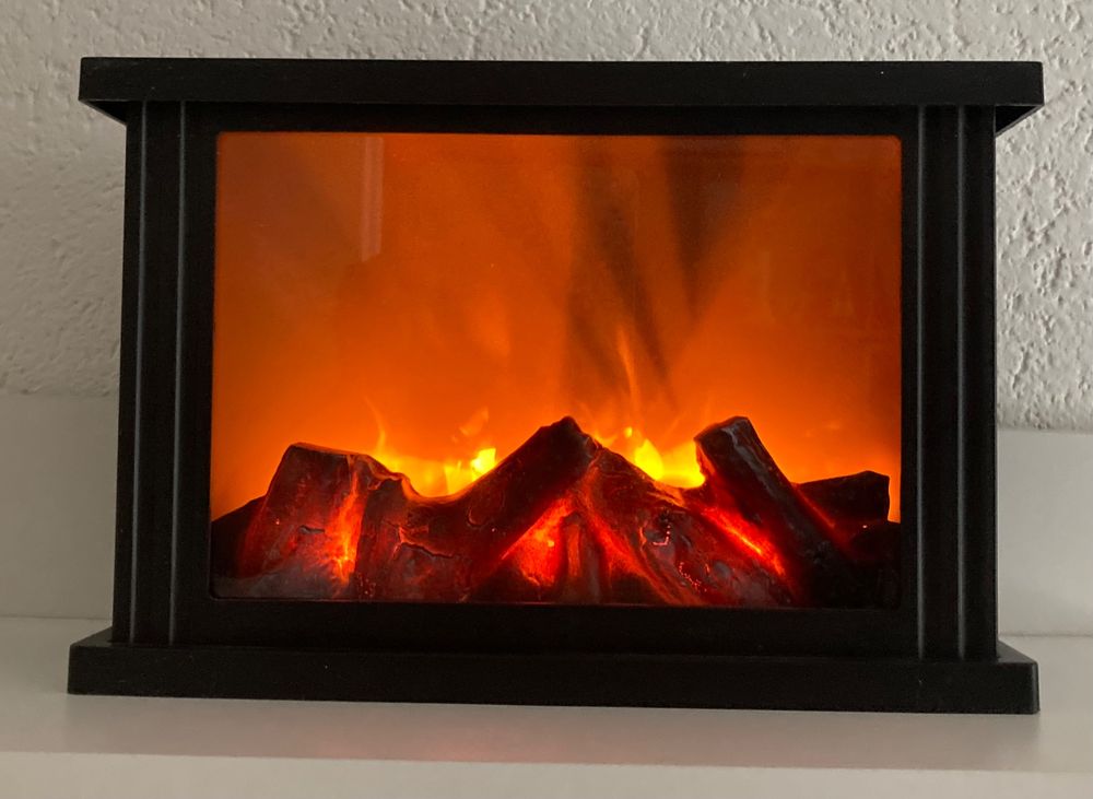 LED Kaminlampe Mit Flammeneffekt – USB & Batteriebetrieben, Flammenlose Tischdekoration Für Gemütliche Atmosphäre