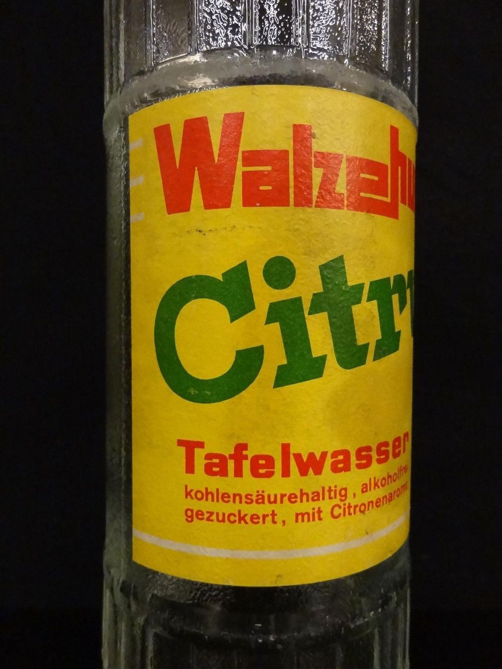Bicchieri, Caraffe & Bottiglie: alte Flasche WALZEHUSER CITRUS 1959 – Usato da Kerzers venduto da Flaschenposten 4