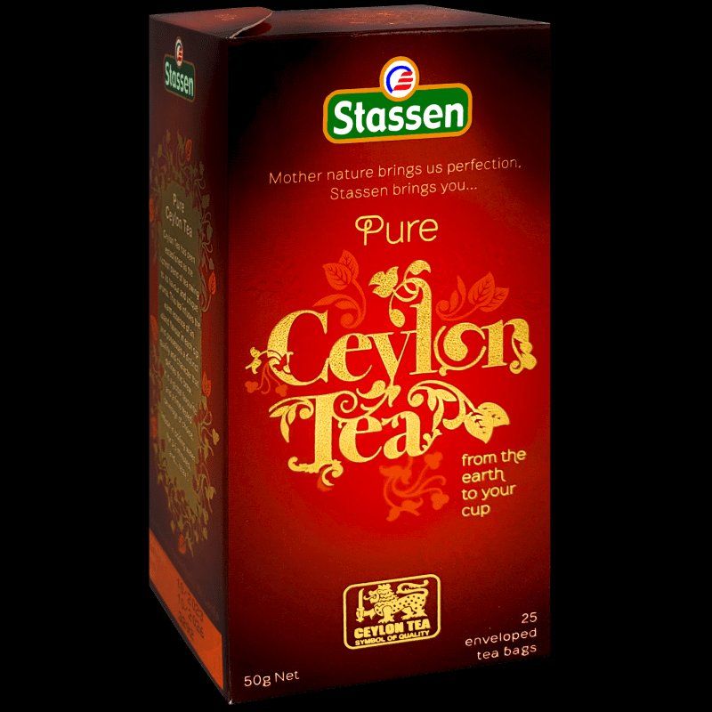 Cibi & Specialità: Stassen - Pure Ceylon Black Tea - Gastro-Teebeutel – Nuovo e nell'imballaggio originale da Gampelen venduto da Geschenkxy