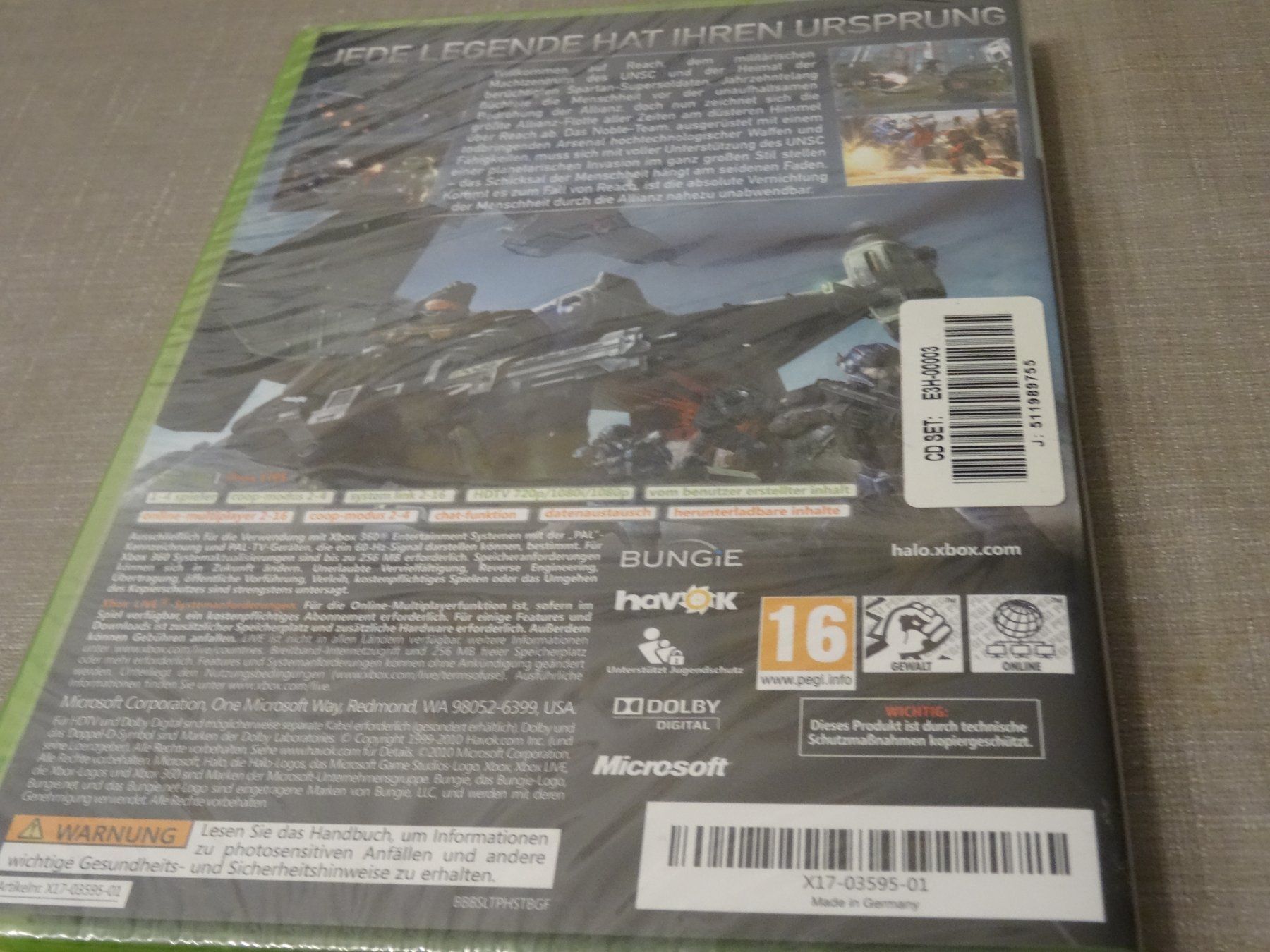 Microsoft Giochi: Halo Reach - Xbox 360 - NEU? – Nuovo (secondo la descrizione) da Olten venduto da Disc-Ausverkauf 1