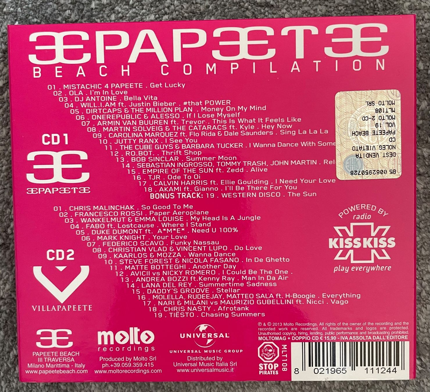 CDs: 2CDs PAPETE Beach Compilation Vol. 19 – D'occasion à Küsnacht ZH par Haus65 1