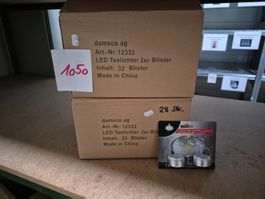 1050 Posten Elektronische Teelichter aus Liq