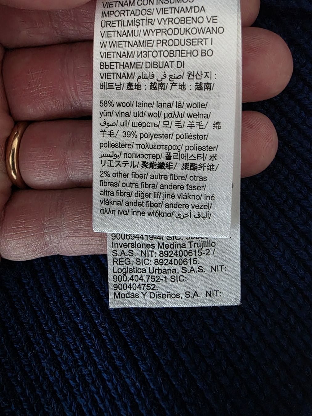 Calvin Klein Maglioni & Felpe: Calvin Klein Pullover, Grösse L, dunkelblau, Top Zustand! – Usato da Oftringen venduto da JG__4 5