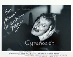 Christopher Neame (1947) Schauspieler - Autogramm JAMES BOND