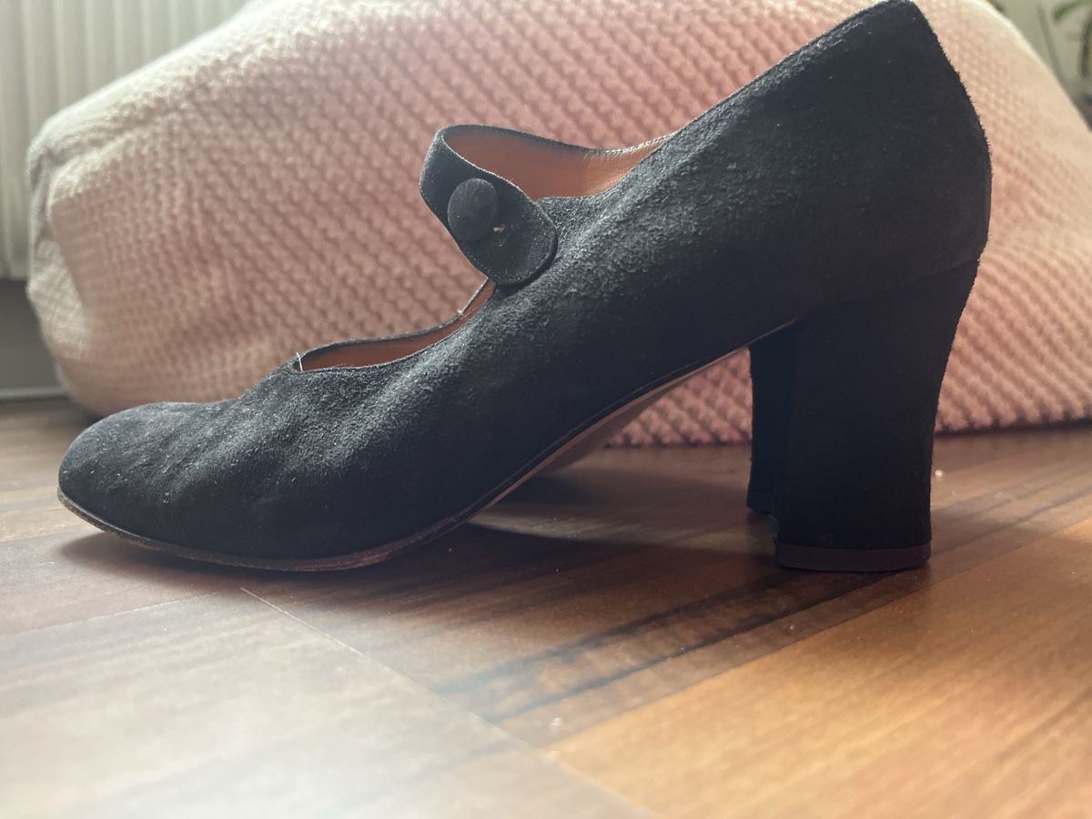 Scarpe da donna: Tango Tanzschuhe Wildleder schwarz  – Usato da Liebefeld venduto da ste_xr78