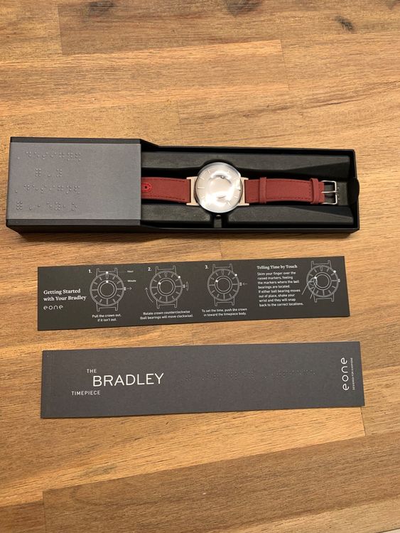Bradley Eone Timepiece - Blindenuhr (Neu und originalverpackt) in ...