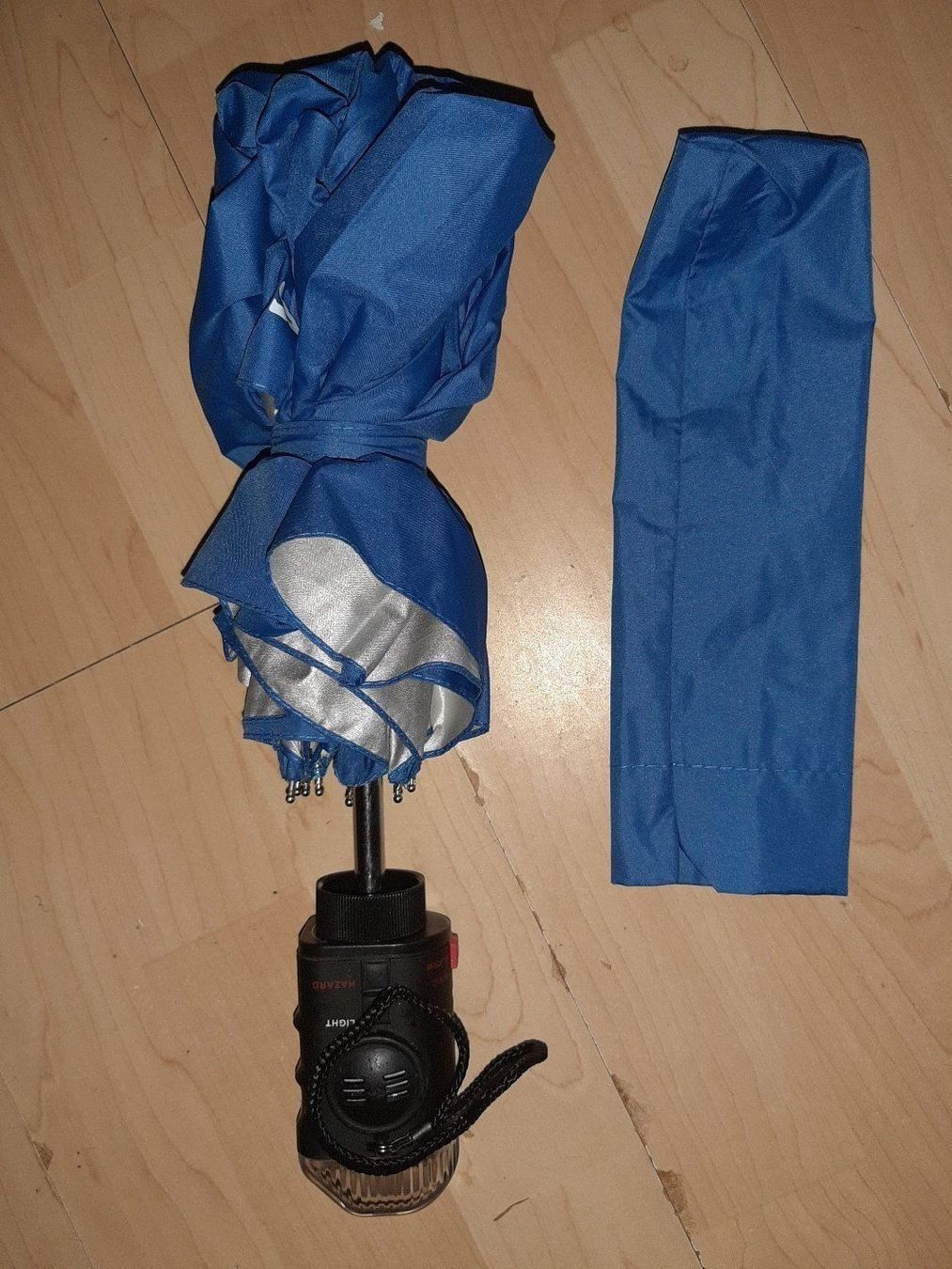 Regenschirme: Regenschirm mit Alarm und Licht – Neu (gemäss Beschreibung) aus Höri von 2oo892 2