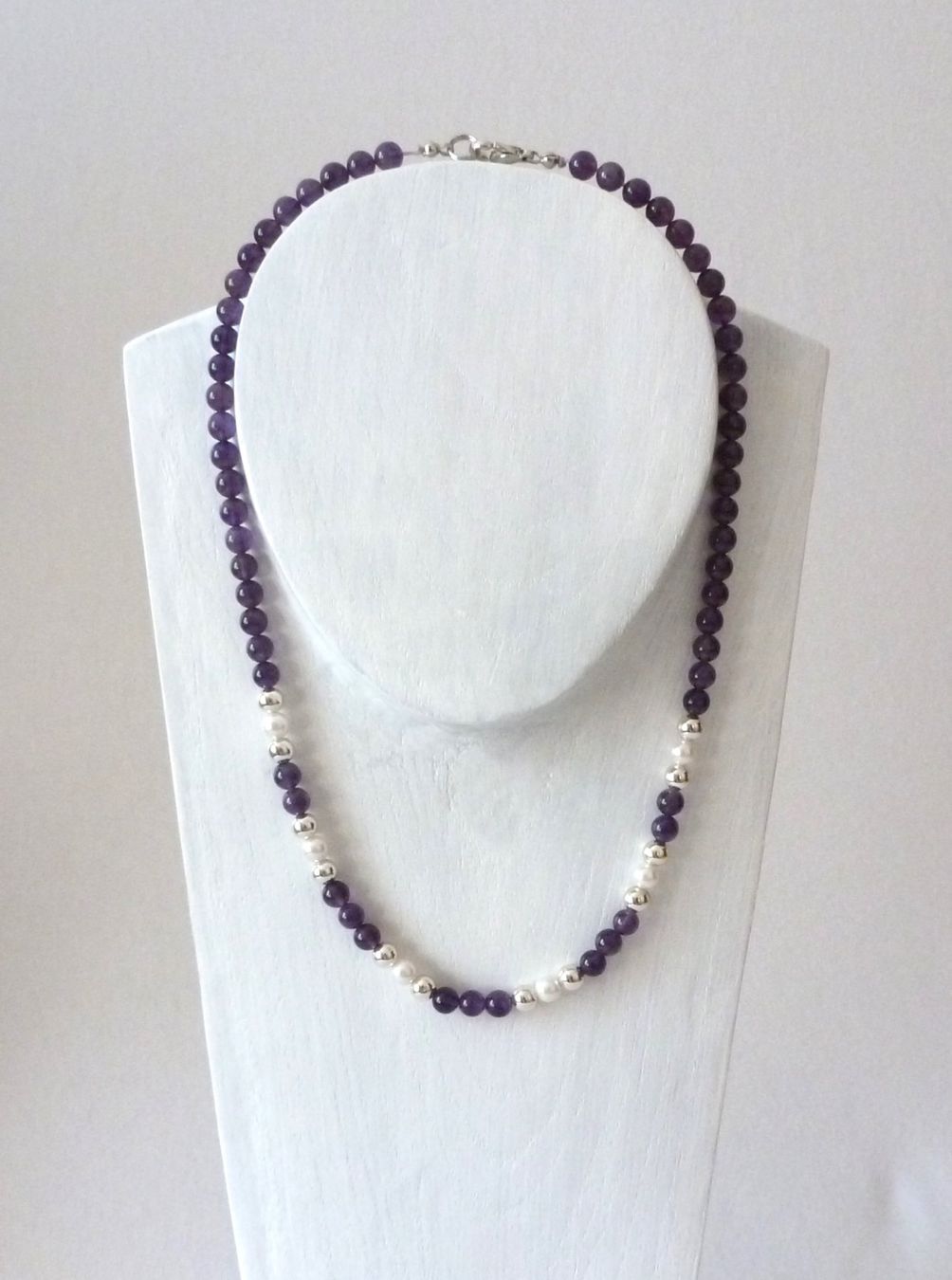 Catenine: Edelstein-Kette - Amethyst Nr. 22 – Nuovo e nell'imballaggio originale da Mauren venduto da Yeelen