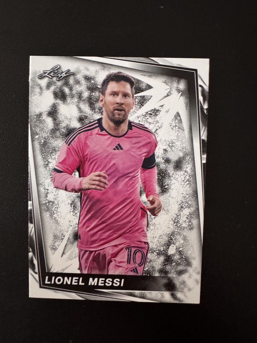 Carte collezionabili: Lionel Messi Leaf Sammelbild – Nuovo (secondo la descrizione) da St. Moritz venduto da PauloM98