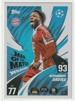 Topps Match Attax 25/26 Alphonso Davies Man of the Match