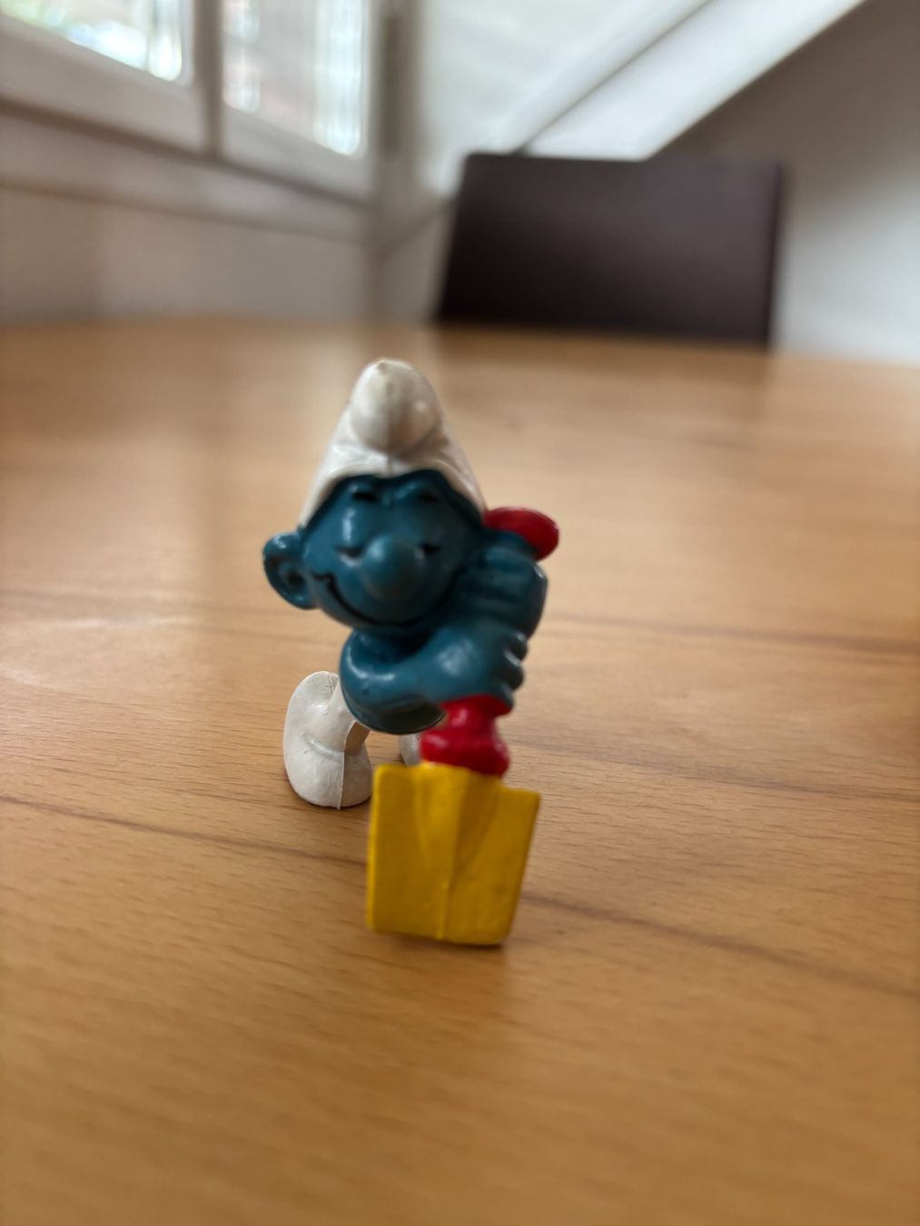 Schleich Figuren: Schlumpf mit Schaufel – Gebraucht aus Zürich von Coroli