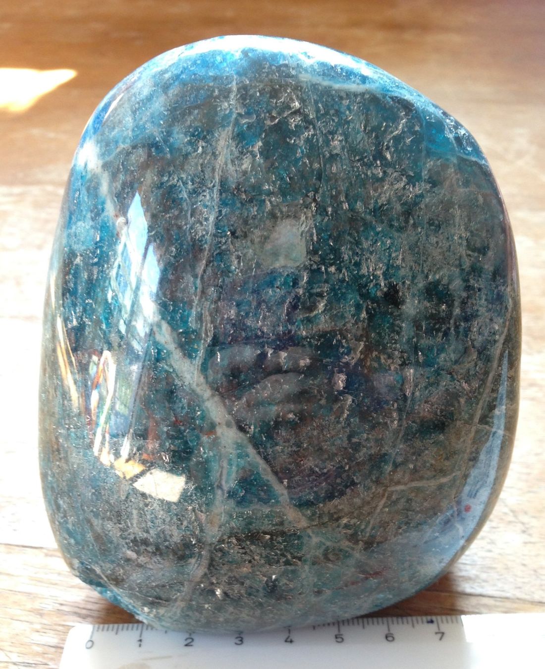 Minerali & Pietre curative: Apatite traitée bleue de madagascar – Usato da Vevey venduto da zabounetta 9
