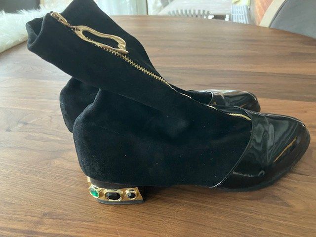 Scarpe da donna: stieflette gr. 41 mit strass-steinen bei absatz – Usato da Schwarzenberg LU venduto da kindler007 1