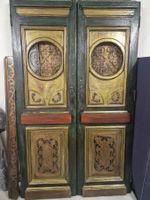 Eckschrank aus massivem Echtholz, handgefertigt, Einzelstück
