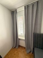 Fertigvorhang lichtdicht - grau   2 x 150 × 270 cm