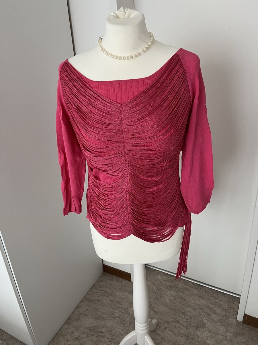 Maglioni & Felpe: Pinker Fransenpullover Gr. 38 - Hingucker! – Nuovo (secondo la descrizione) da Rüfenacht venduto da lilly_67