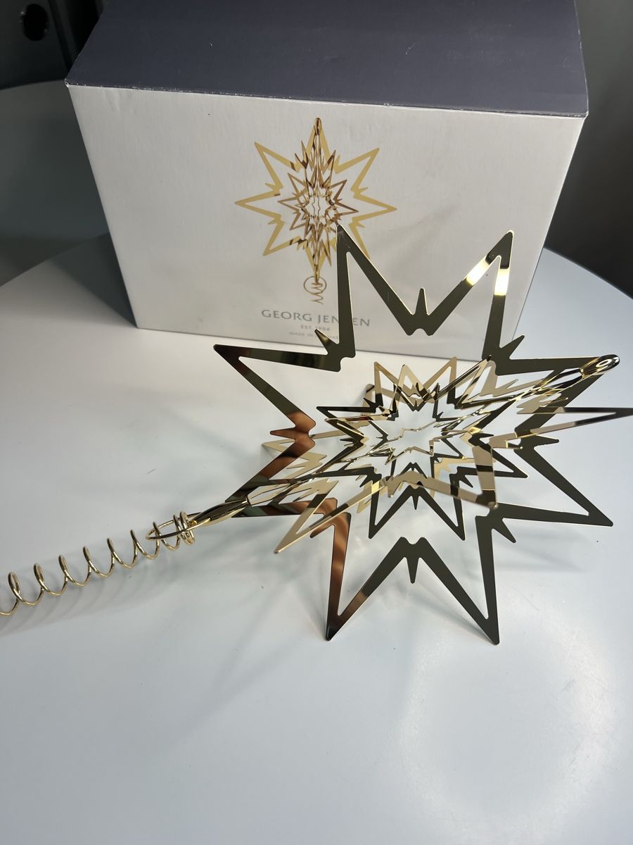 Jensen Tutte le decorazioni: Georg Jensen TOP STAR Tree topper  – Usato da Uerikon venduto da Saffagirl 5