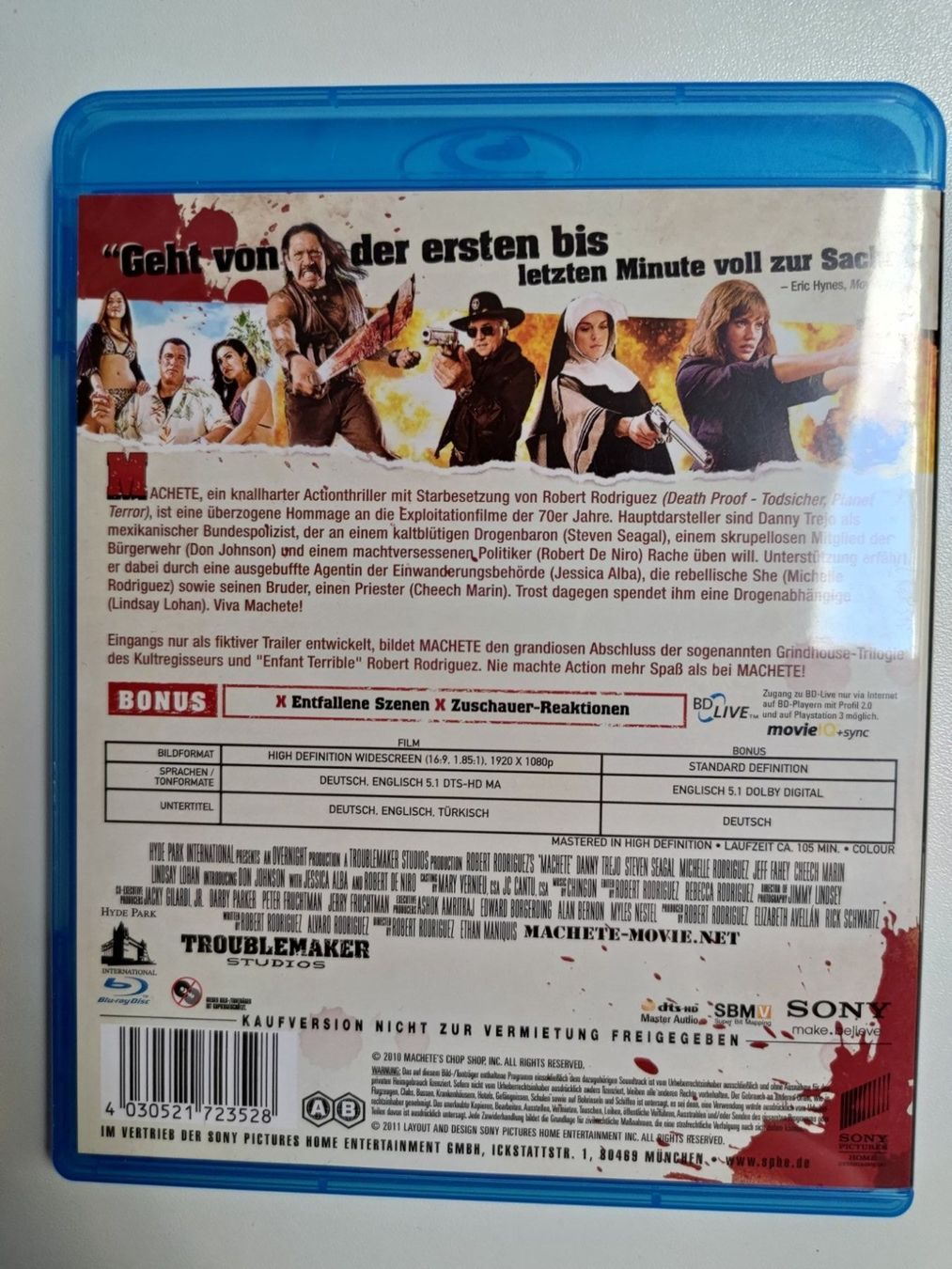Tutti i DVDs: Machete – Usato da Liestal venduto da Kratzilla 2