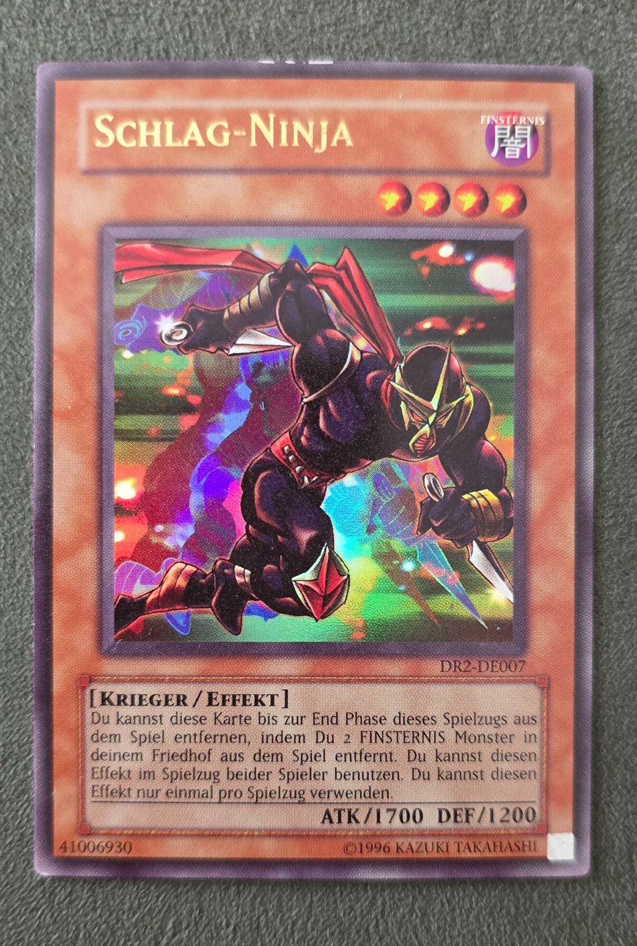 Yugioh Cartes à collectionner: Yu-Gi-Oh! DR2-DE007 Schlag-Ninja EX+ – D'occasion à Oberwil BL par Autobueb