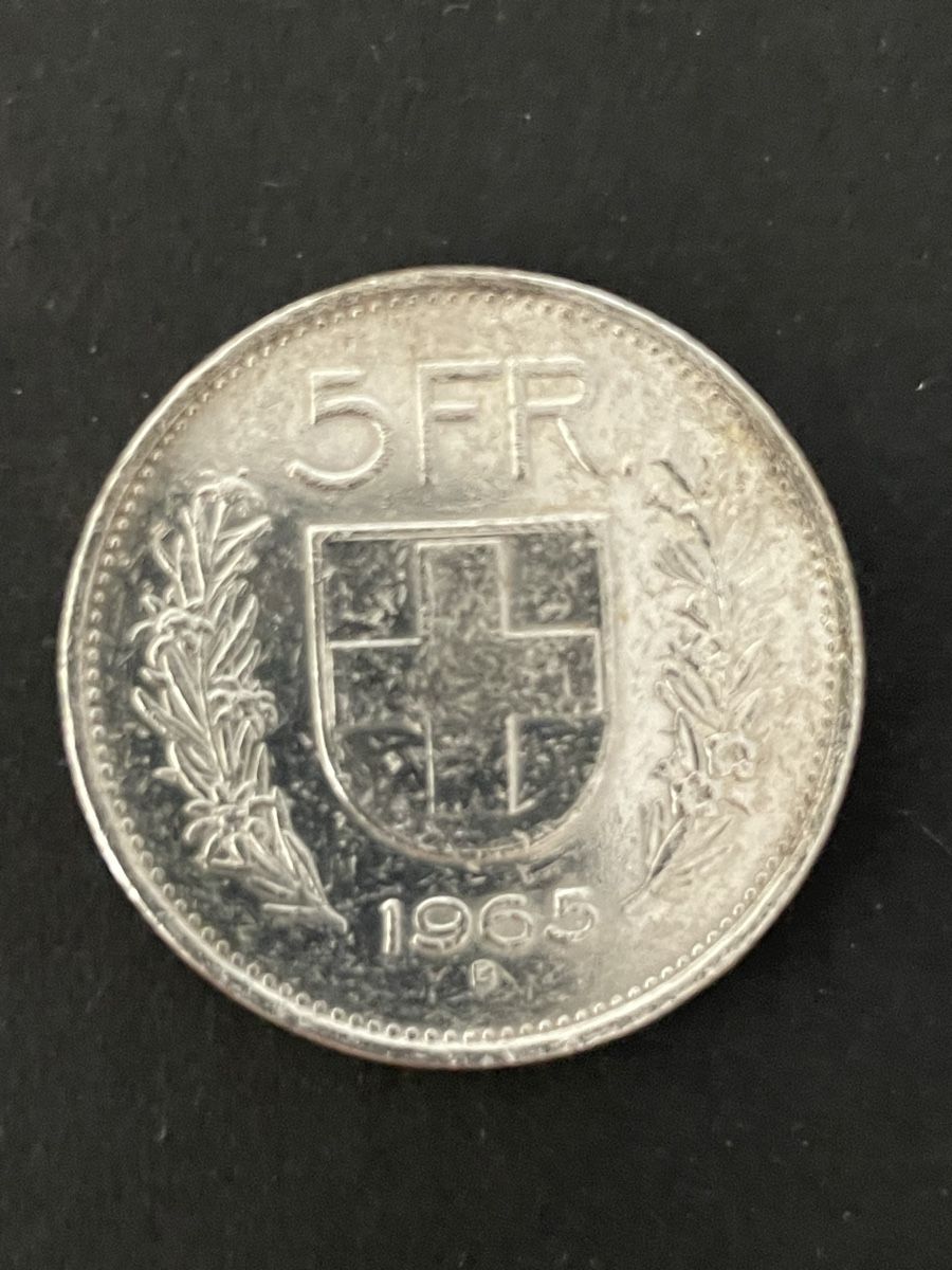 Alle Münzen: 5.- Silber CH Jahr 1965 – Gebraucht aus Meierskappel von Hala03 1
