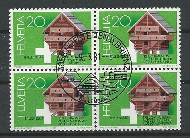 Tutti i francobolli: 1981 Nr.649 Ballenberg ET – Usato da Basel venduto da Melphi