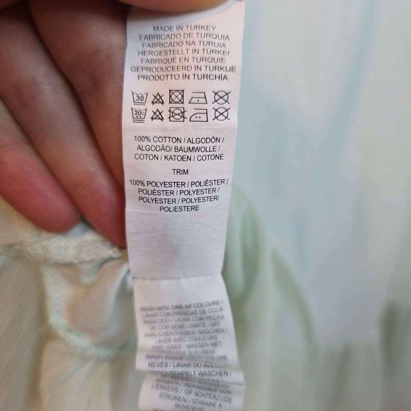 Primark Chemisiers: Primark Mint Bluse mit Volant Gr. M – D'occasion à Wald ZH par CapLux 3