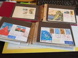 JAPAN LOT AB CA 1900 - 80 */**/BELEGE + GS