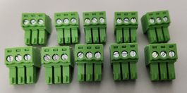8 Stück 3 Pin Stecker für ESU Weichen Deckoder und Extender
